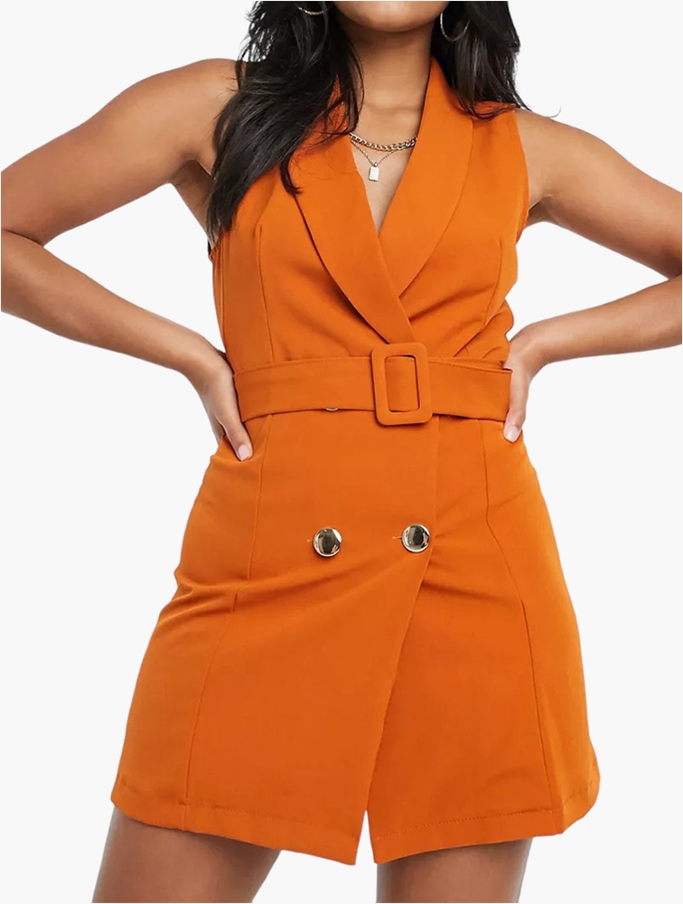 I saw it 2025 first orange dress